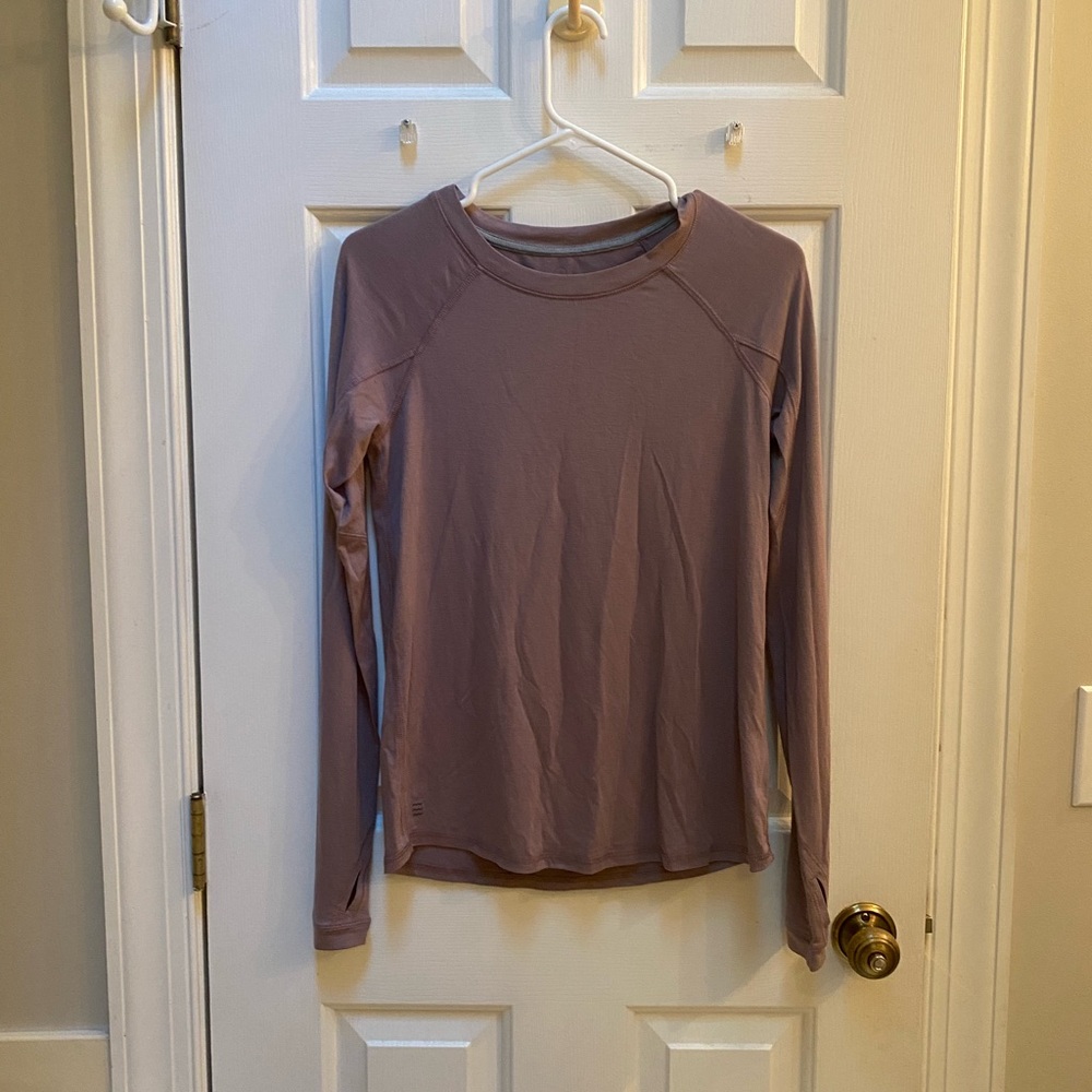 Free Fly Apparel Women's Bamboo Midweight Long Sleeve - Purple Peak, Small